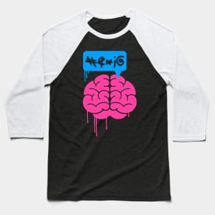 Brain Bubble Baseball T-Shirt